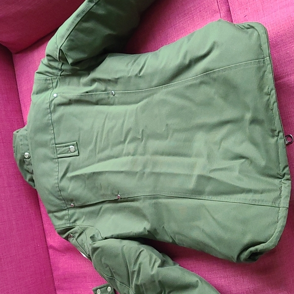 Authentic Moose Knuckles Beaver Bomber short jacket XS military green - Picture 12 of 16